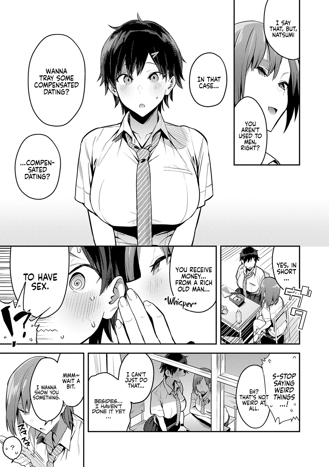 Healthy Boyish Girl Does Compensated Dating | Kenkou Yuuryou Boyish Shoujo Papakatsu o suru porn comic picture 4