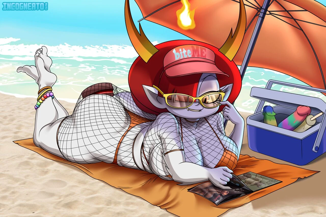 Hekapoo beach porn comic picture 8