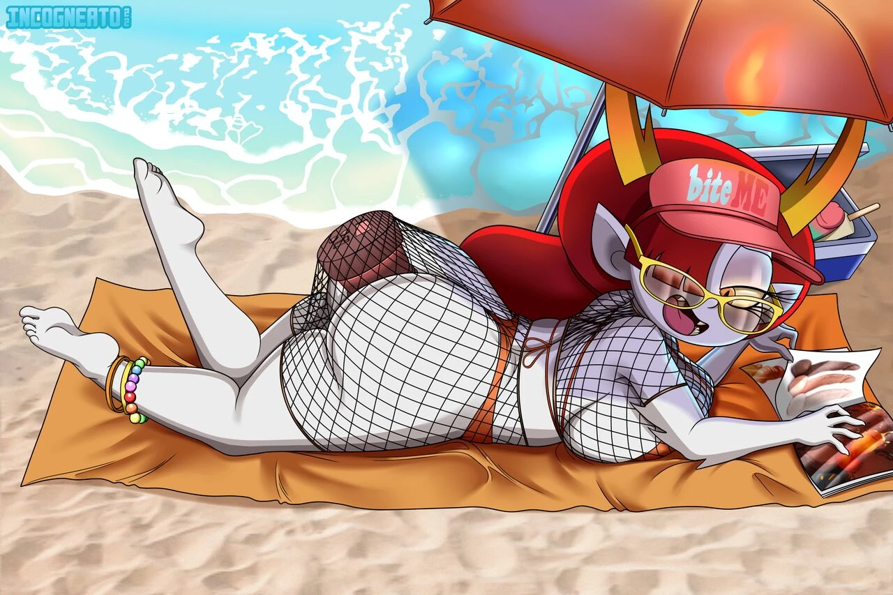 Hekapoo beach porn comic picture 9