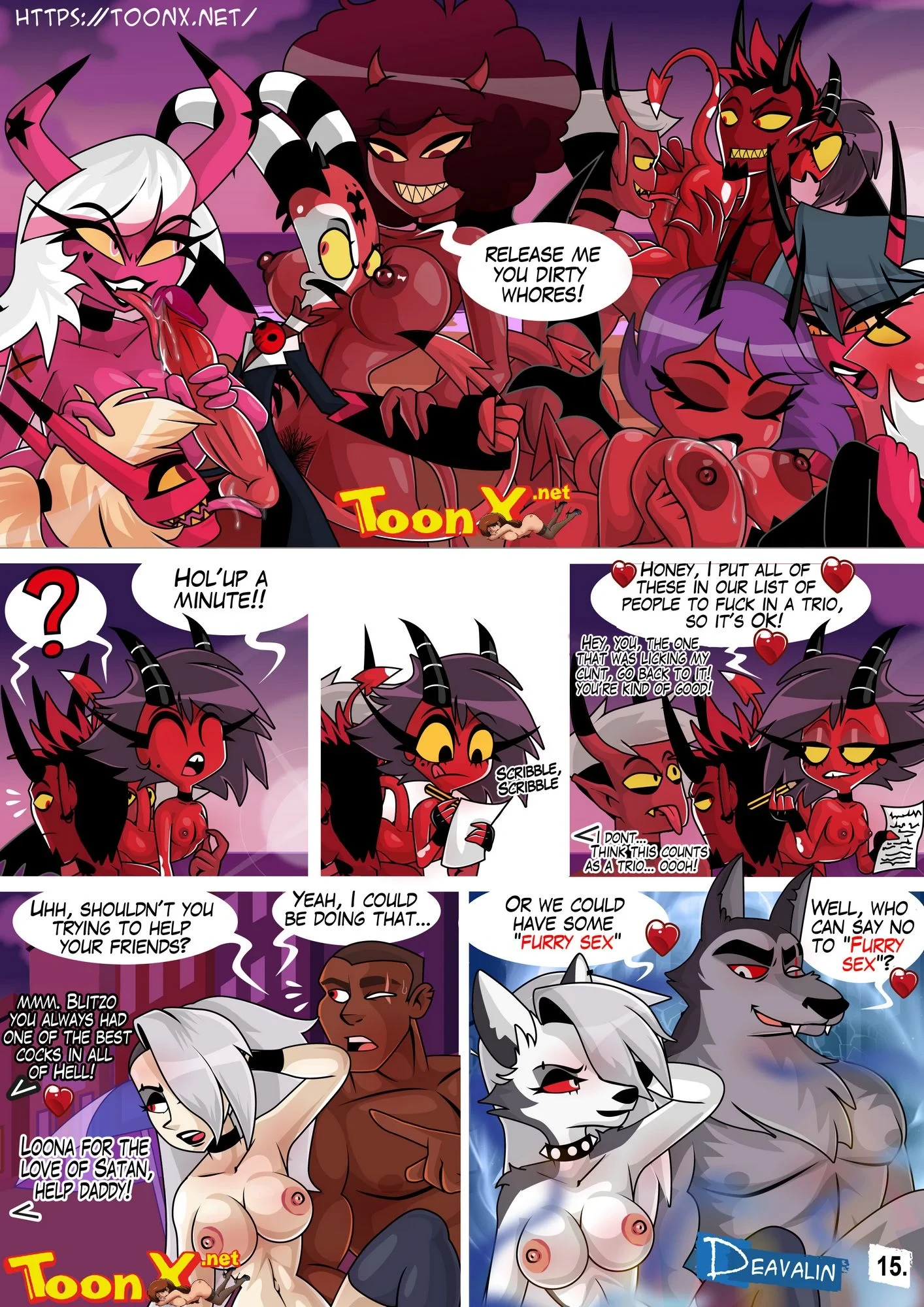 Helluva Boss Verosika! (Helluva Boss) [Deavalin] porn comic picture 16
