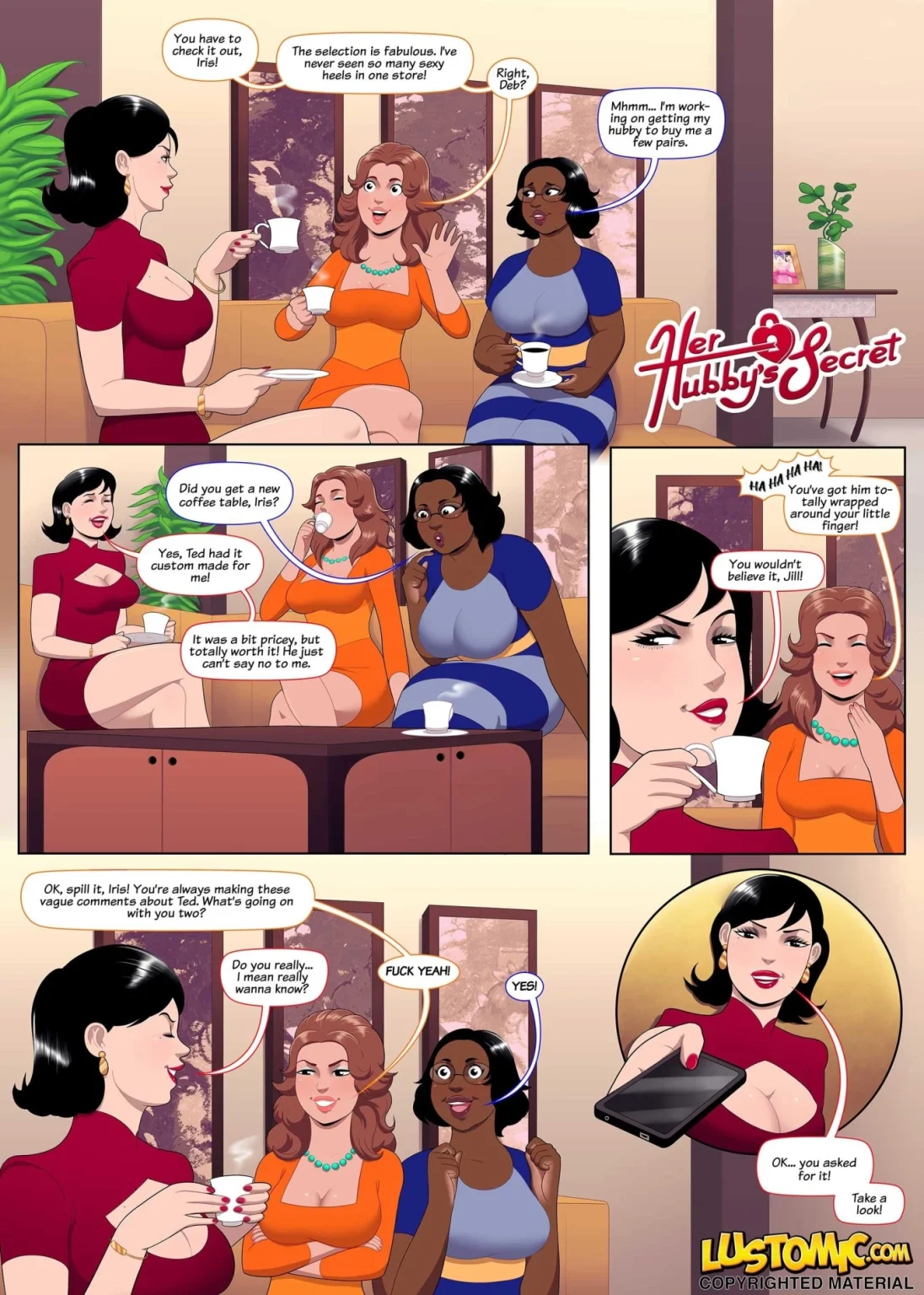 Her Hubby's Secret porn comic picture 1