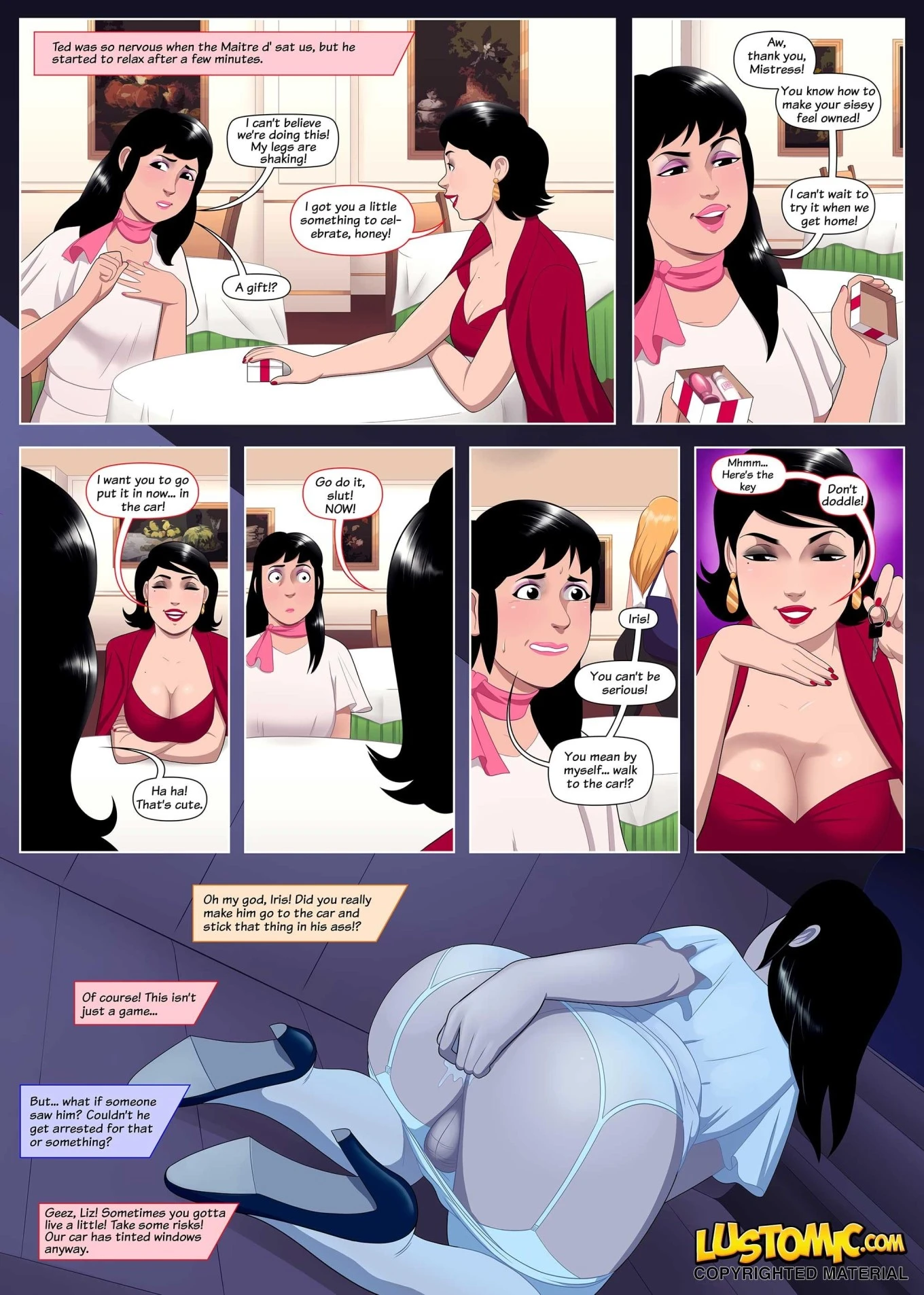 Her Hubby's Secret porn comic picture 15