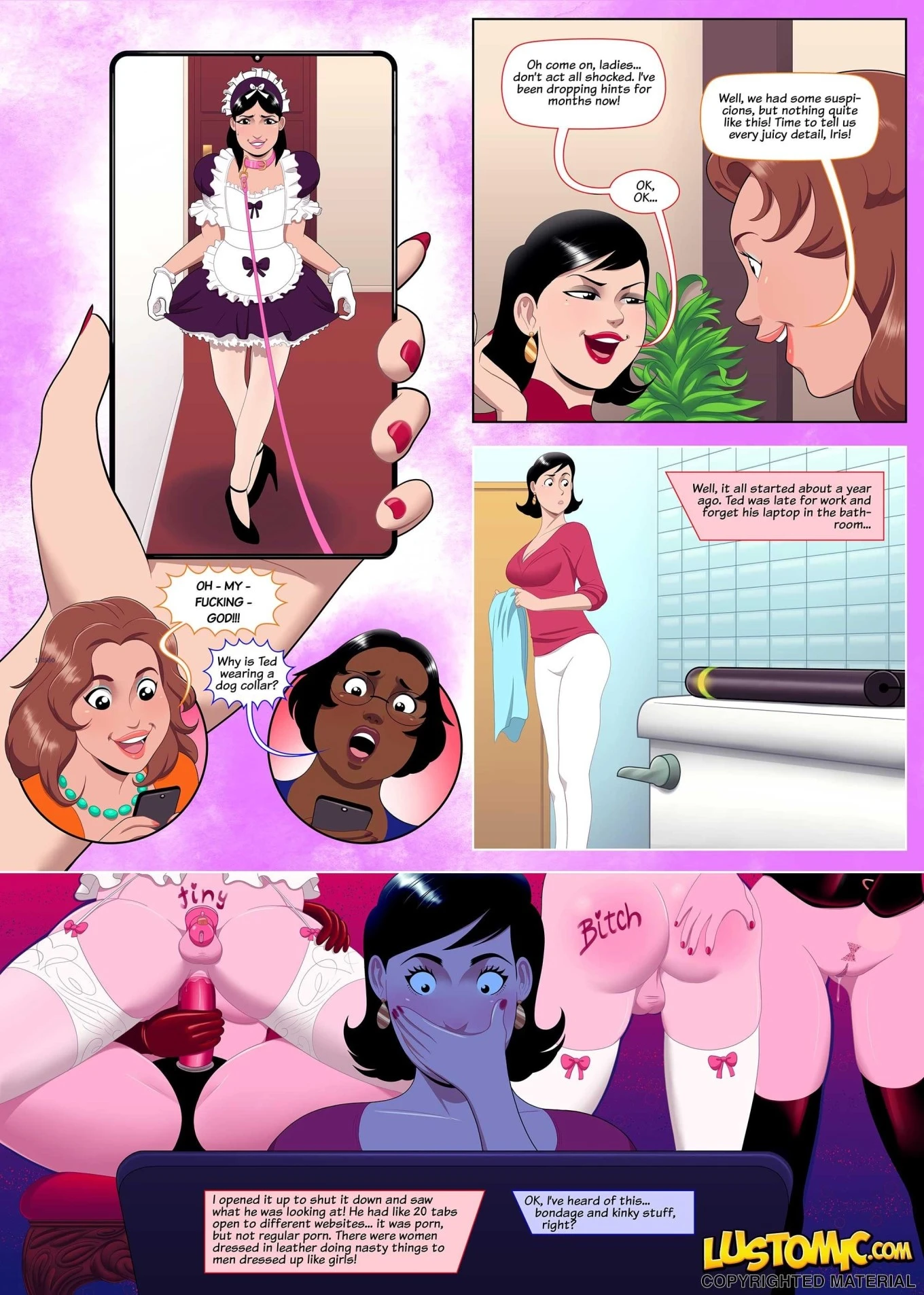 Her Hubby's Secret porn comic picture 2