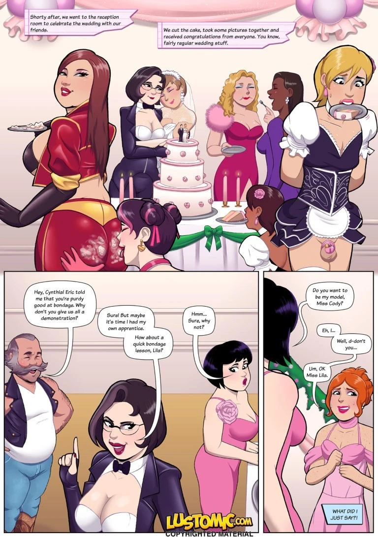 Her SIssy Bride porn comic picture 11