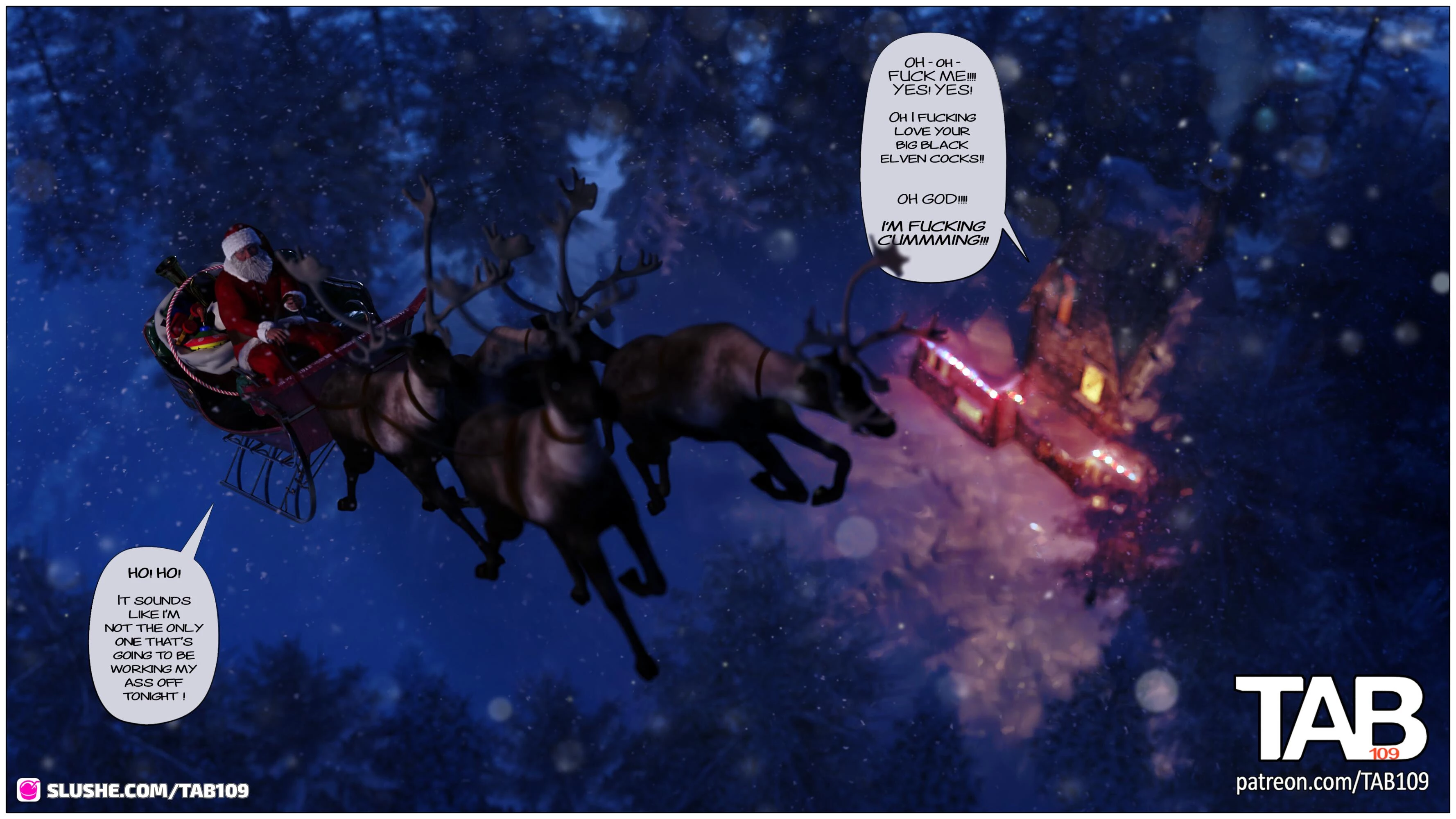 Here Cums Mrs Claus porn comic picture 8