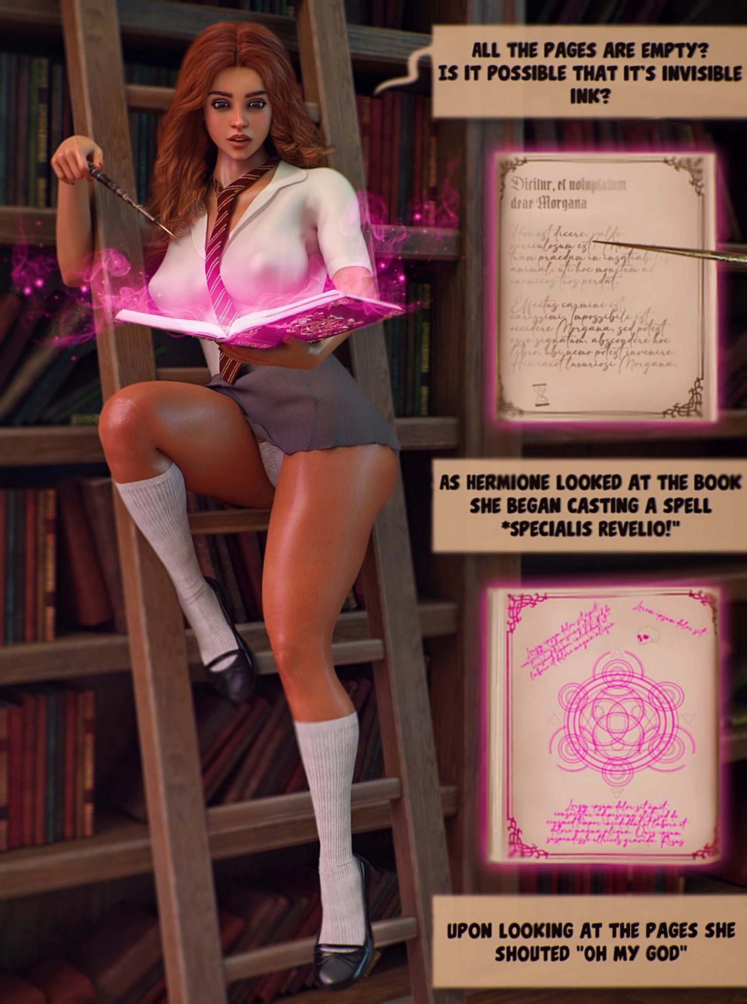 Hermione And The Grimoire Of Lust porn comic picture 6