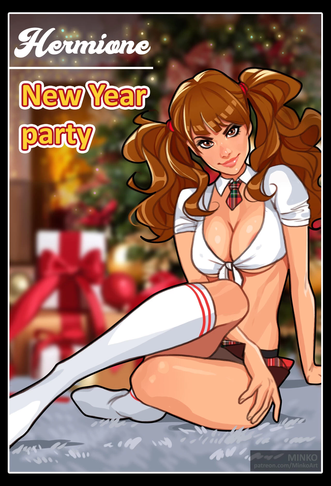 Hermione: New Year party porn comic picture 1