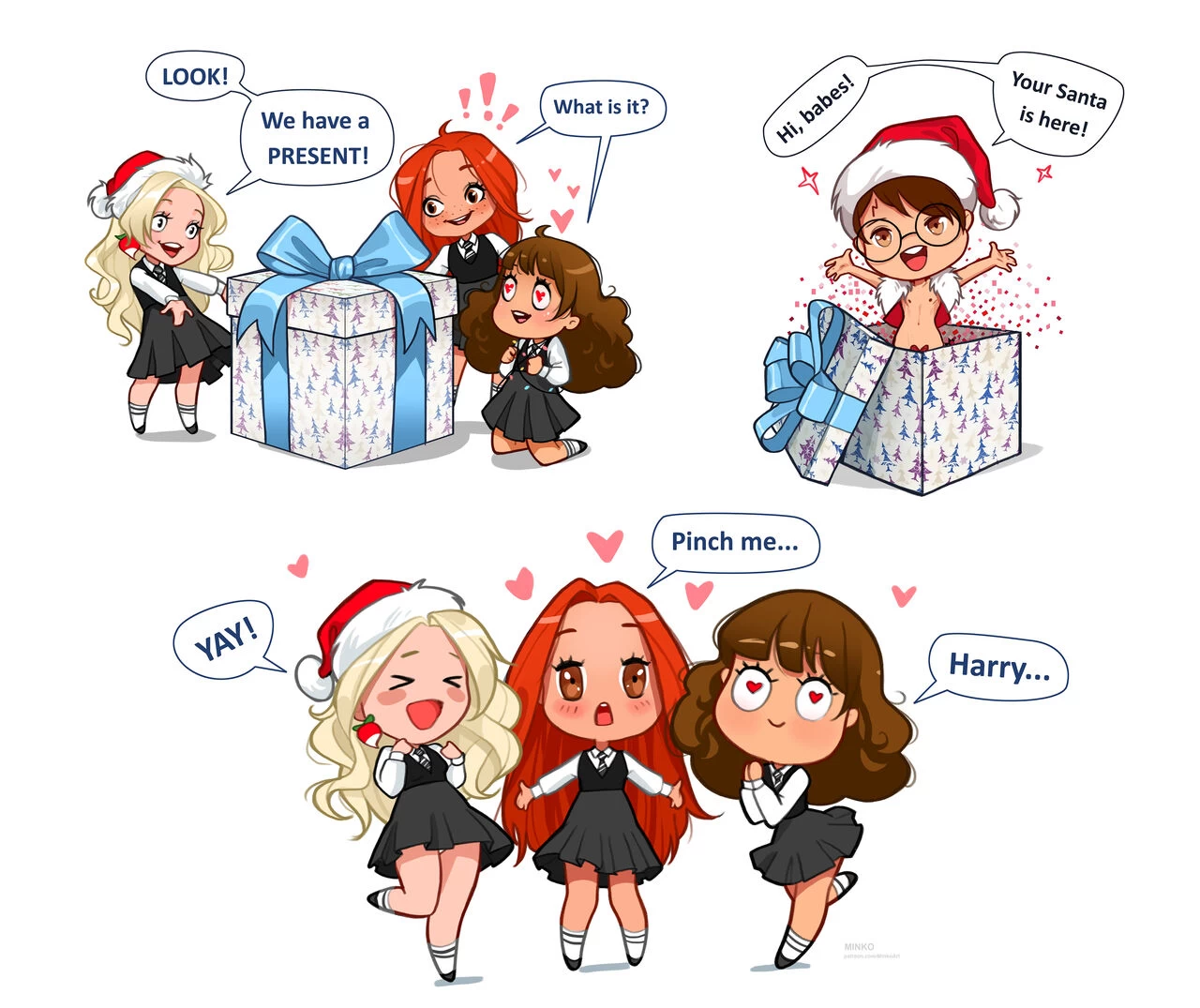 Hermione: New Year party porn comic picture 12