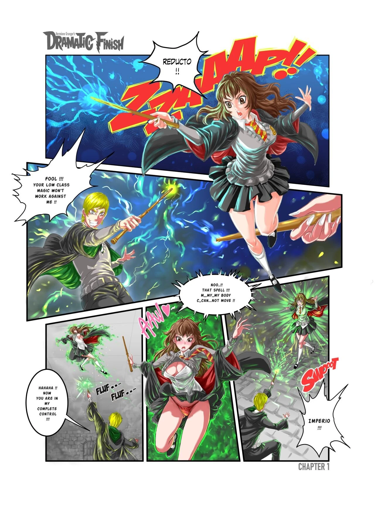 Hermione's Dramatic Finish porn comic picture 2