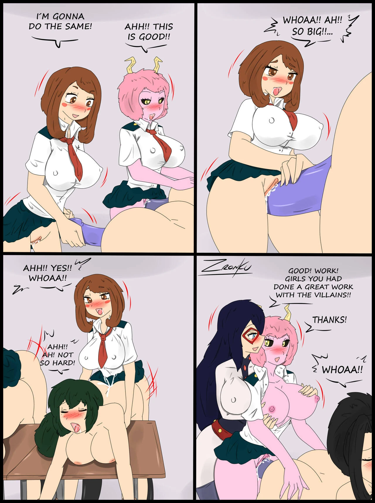 Hero Training porn comic picture 7