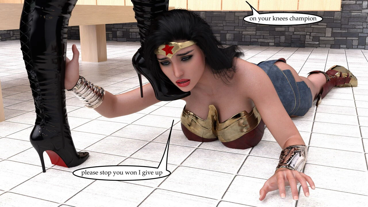 Heroine Adventures - Wonder Woman porn comic picture 45