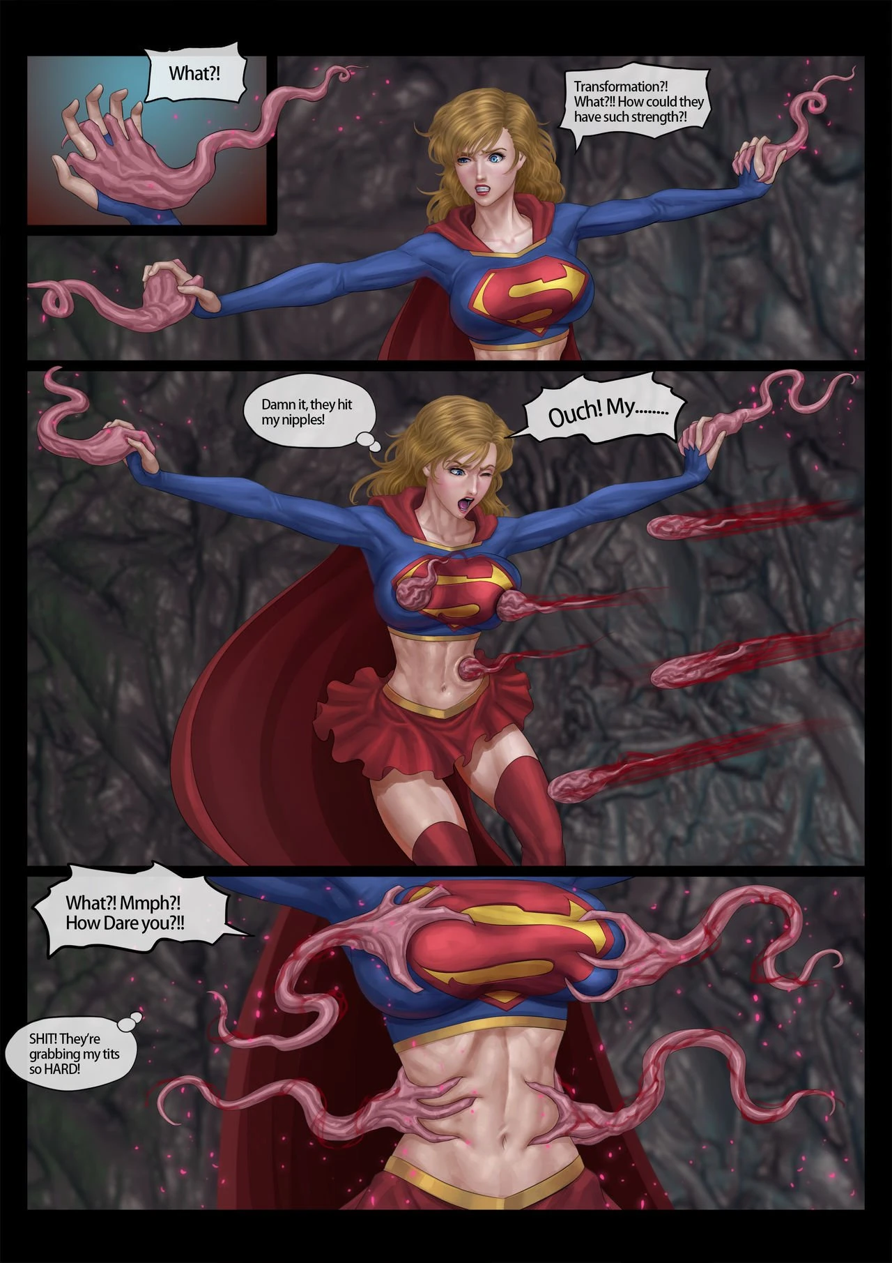Heroines' Pussyventure porn comic picture 20