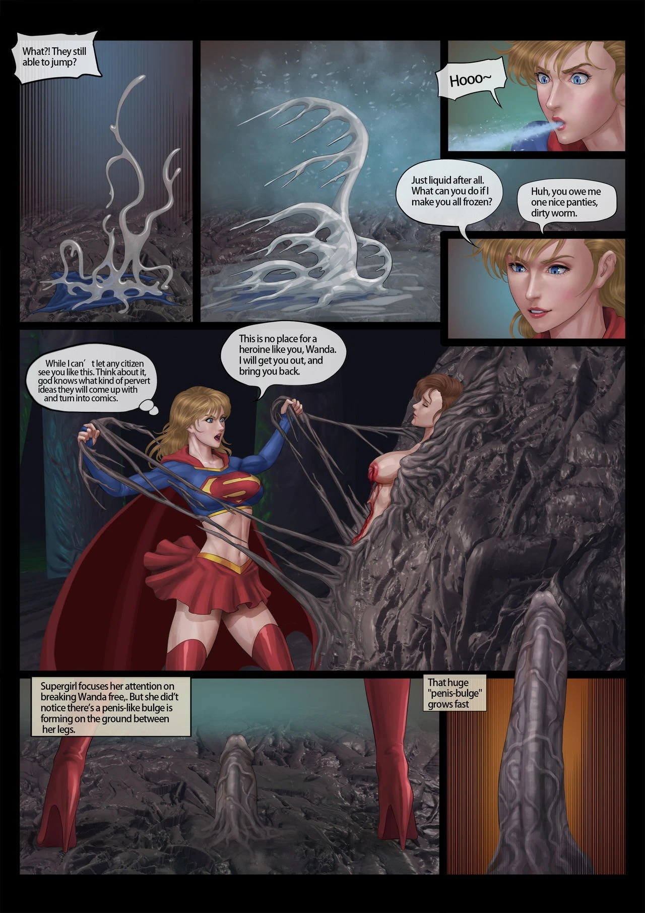 Heroines' Pussyventure porn comic picture 24