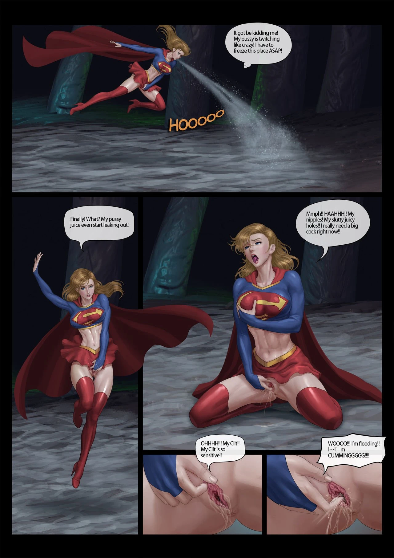 Heroines' Pussyventure porn comic picture 27
