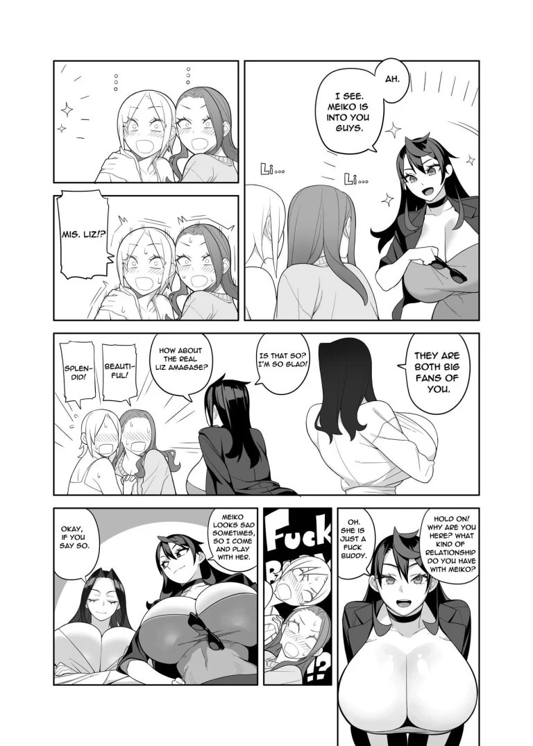 Hidarikiki Bakunyuu Celebrity - Monster Breasts Celebrity porn comic picture 7