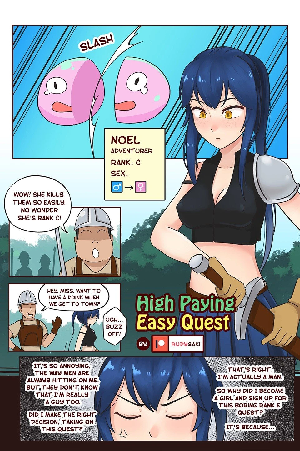 High Paying Easy Quest porn comic picture 1