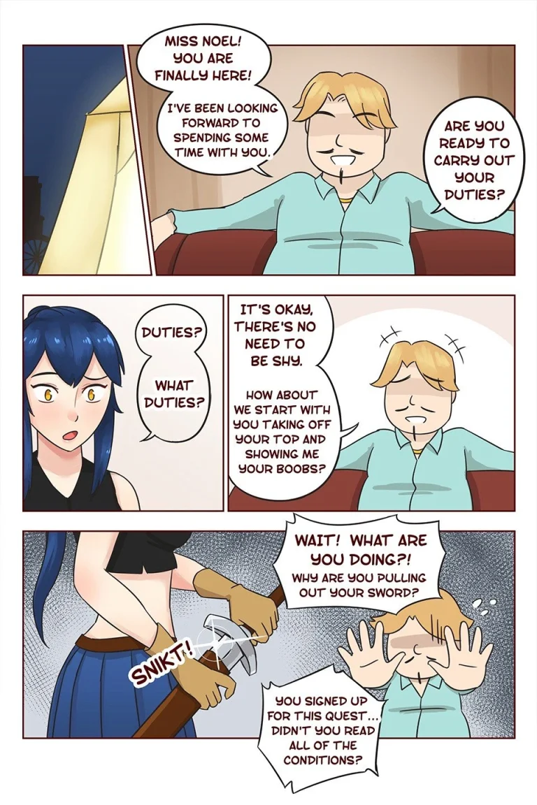 High Paying Easy Quest porn comic picture 4