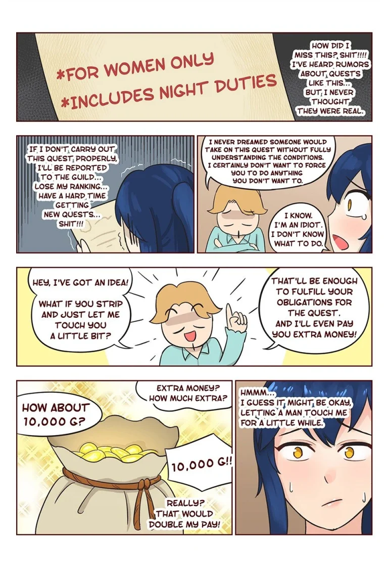 High Paying Easy Quest porn comic picture 5