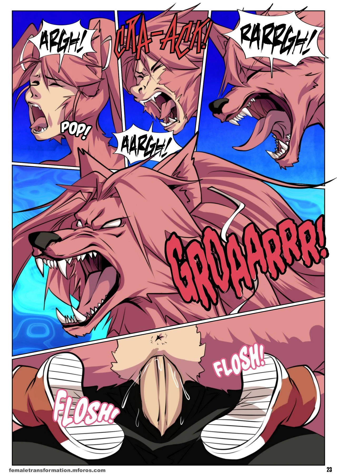 Highschool of the Werewolf 2 porn comic picture 26
