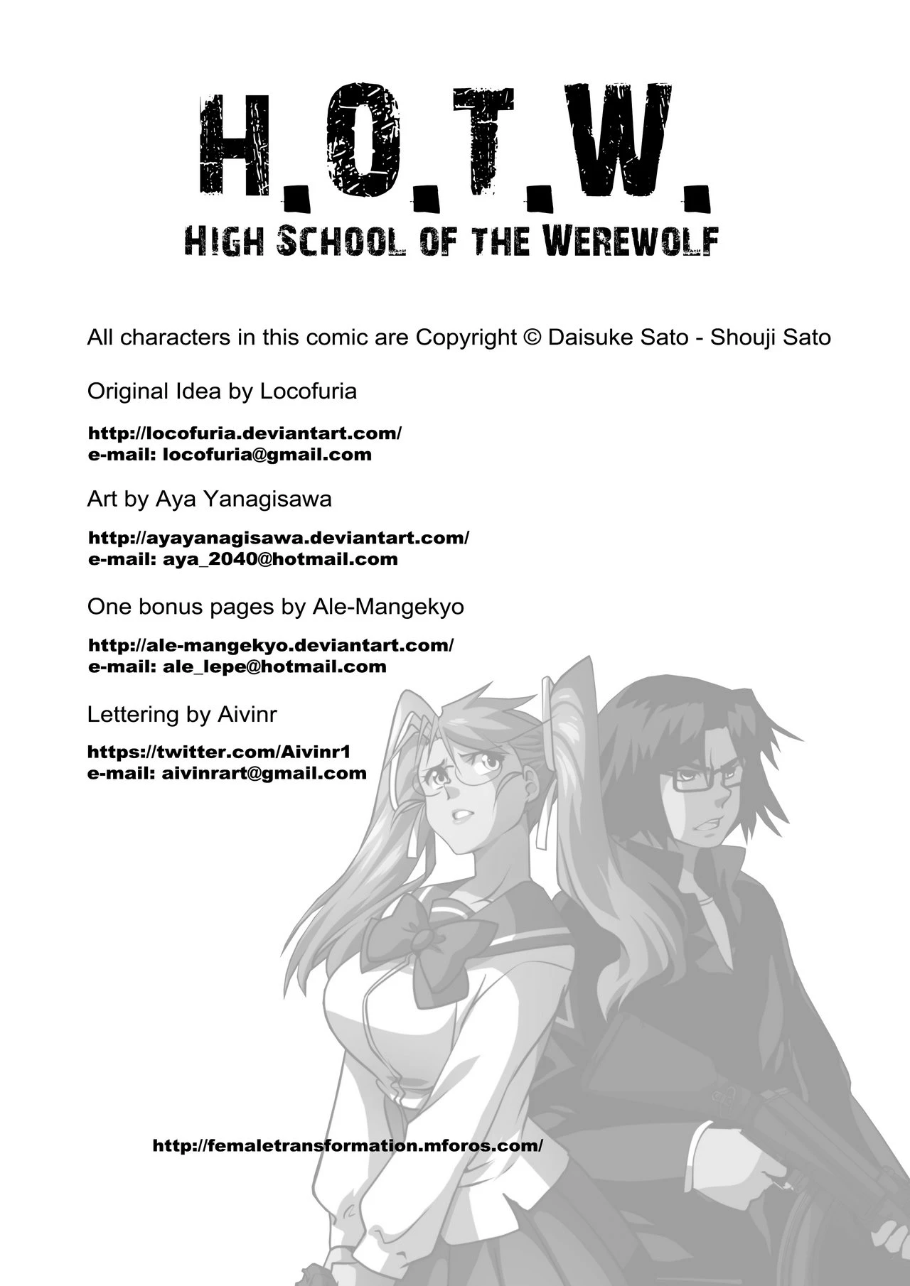 Highschool of the Werewolf 2 porn comic picture 3