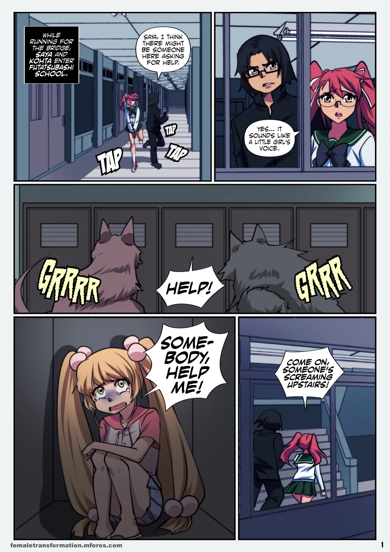 Highschool of the Werewolf 2 porn comic picture 4