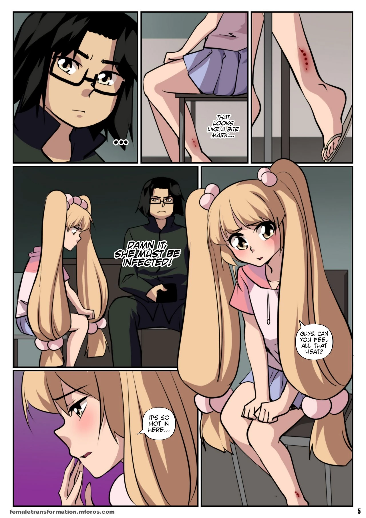 Highschool of the Werewolf 2 porn comic picture 8