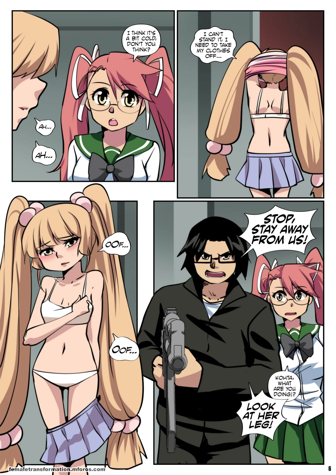 Highschool of the Werewolf 2 porn comic picture 9