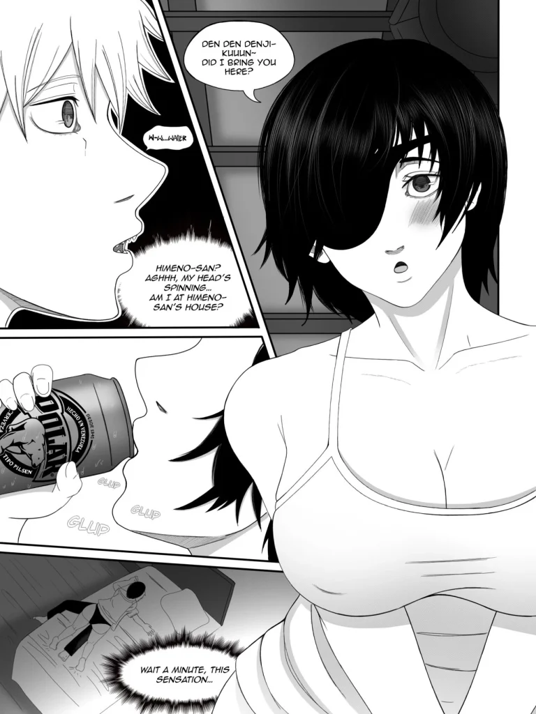 Himeno x Denji porn comic picture 4