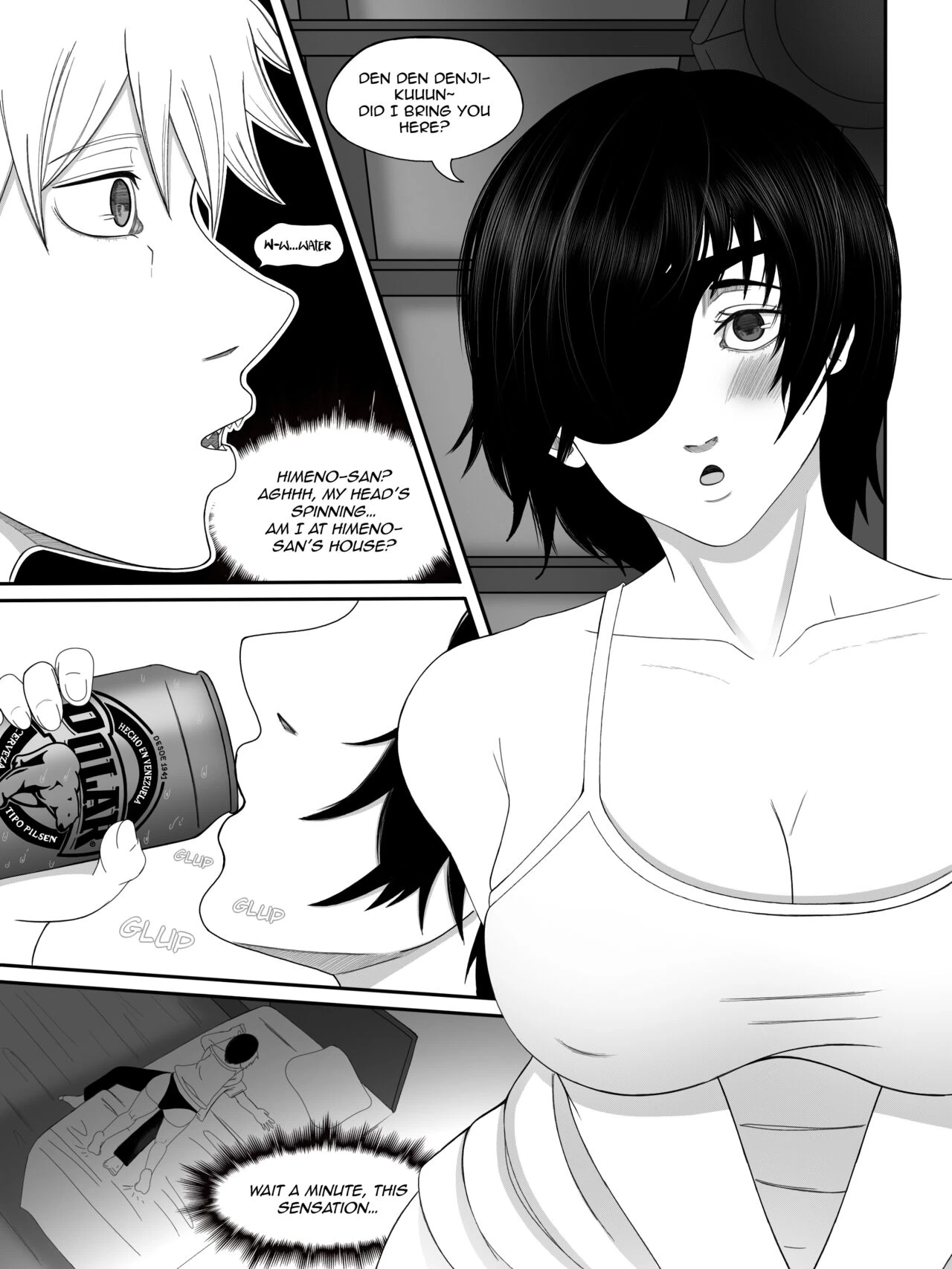 Himeno x Denji porn comic picture 4