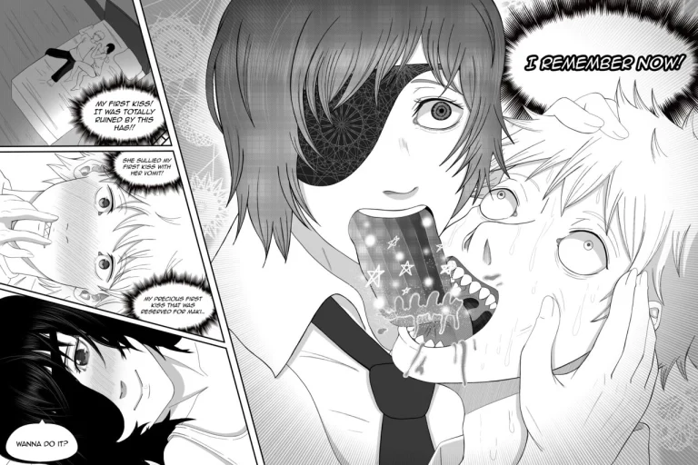 Himeno x Denji porn comic picture 5