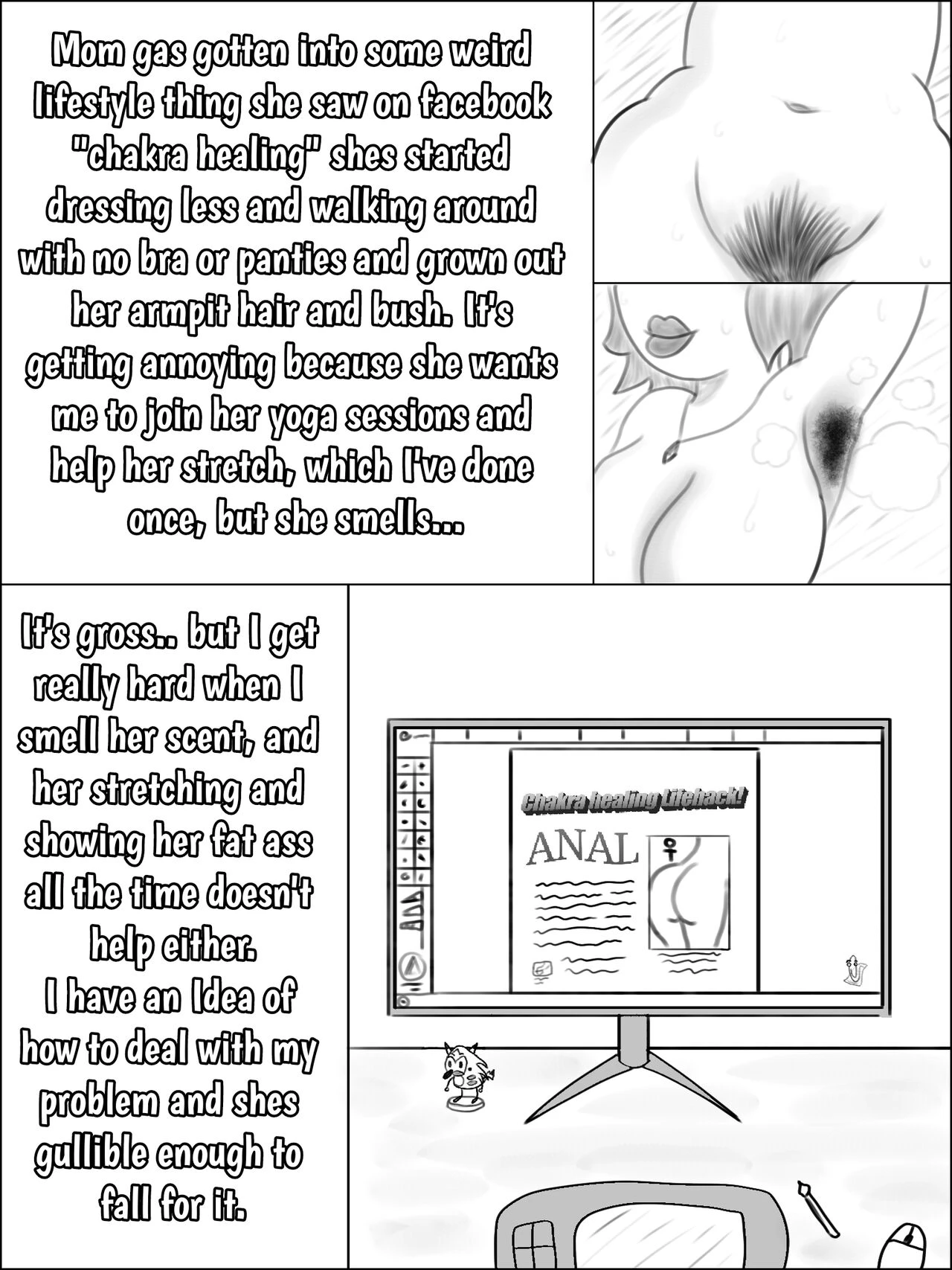 Hippy Mom porn comic picture 2