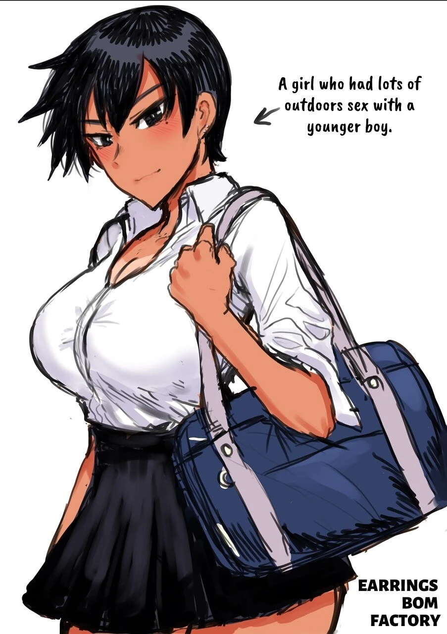 Hiyake de Kanojyo - My lover with tanned skin. | Big Tanned Girlfriend porn comic picture 30