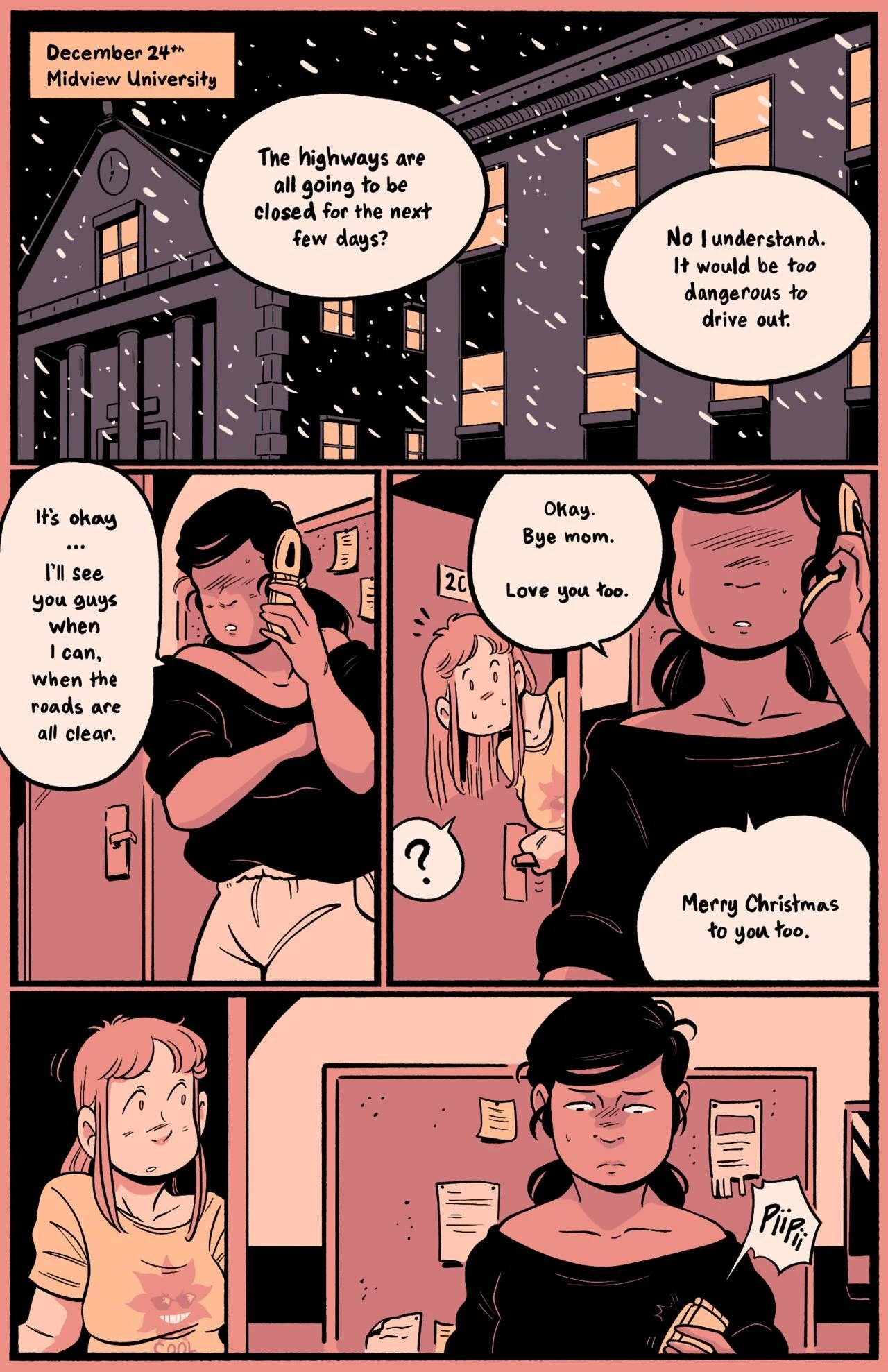 Holiday Hookup porn comic picture 2