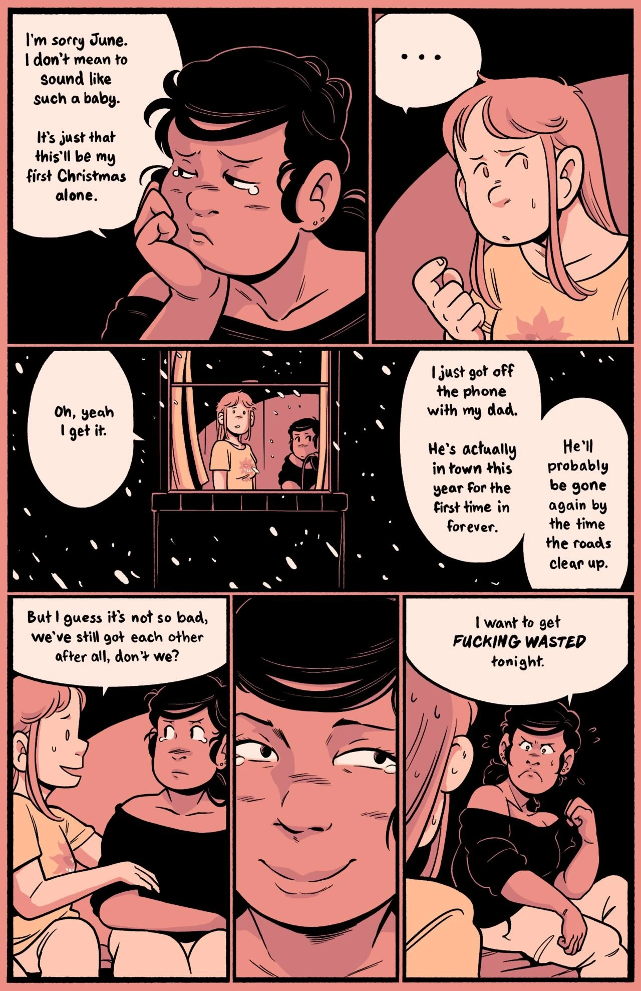 Holiday Hookup porn comic picture 4