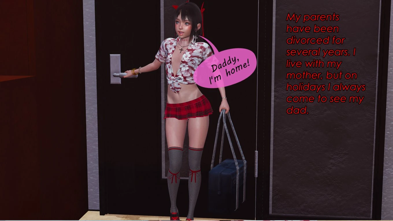 Holidays with daddy porn comic picture 2