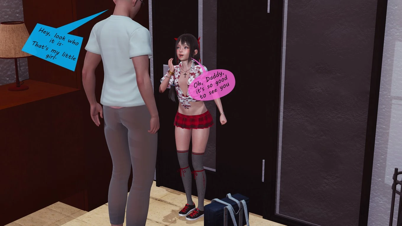 Holidays with daddy porn comic picture 3