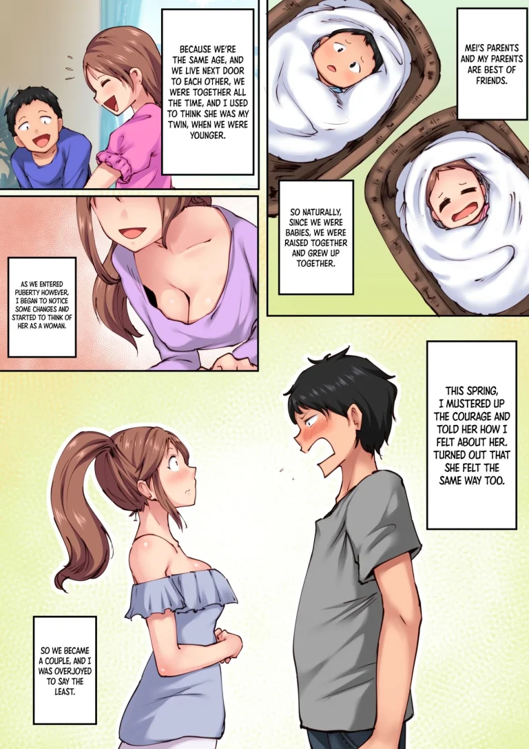 Home Alone Romp with my Childhood Friend porn comic picture 3