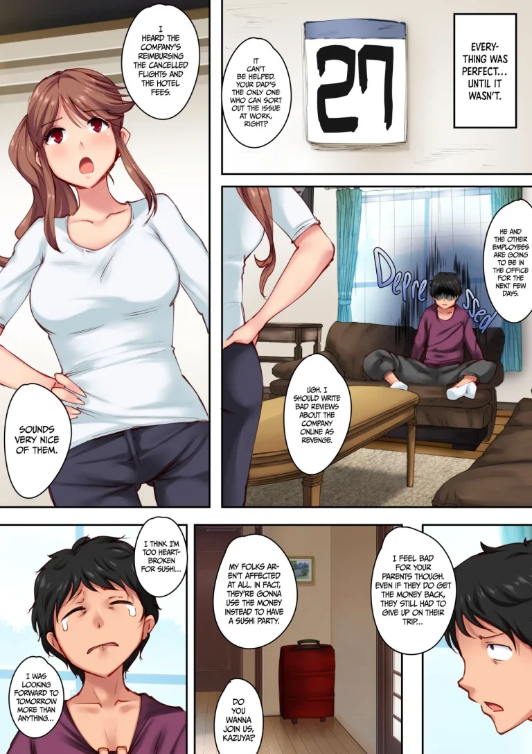 Home Alone Romp with my Childhood Friend porn comic picture 6