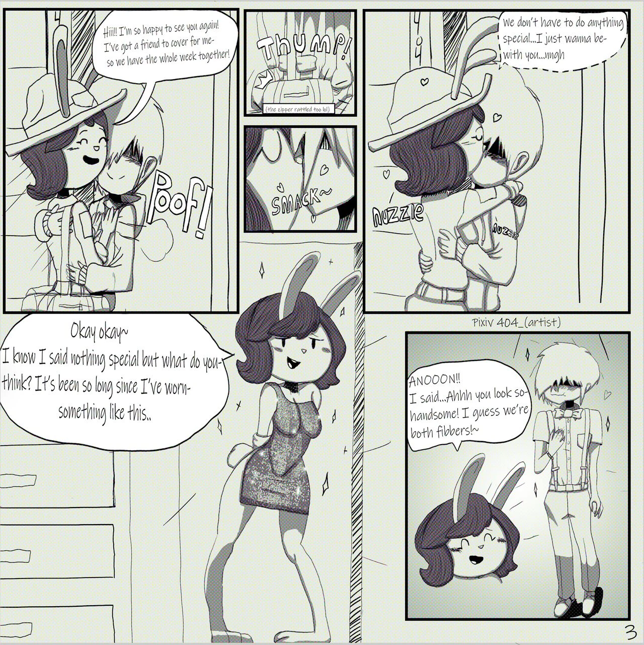 HOME BUNNY porn comic picture 4