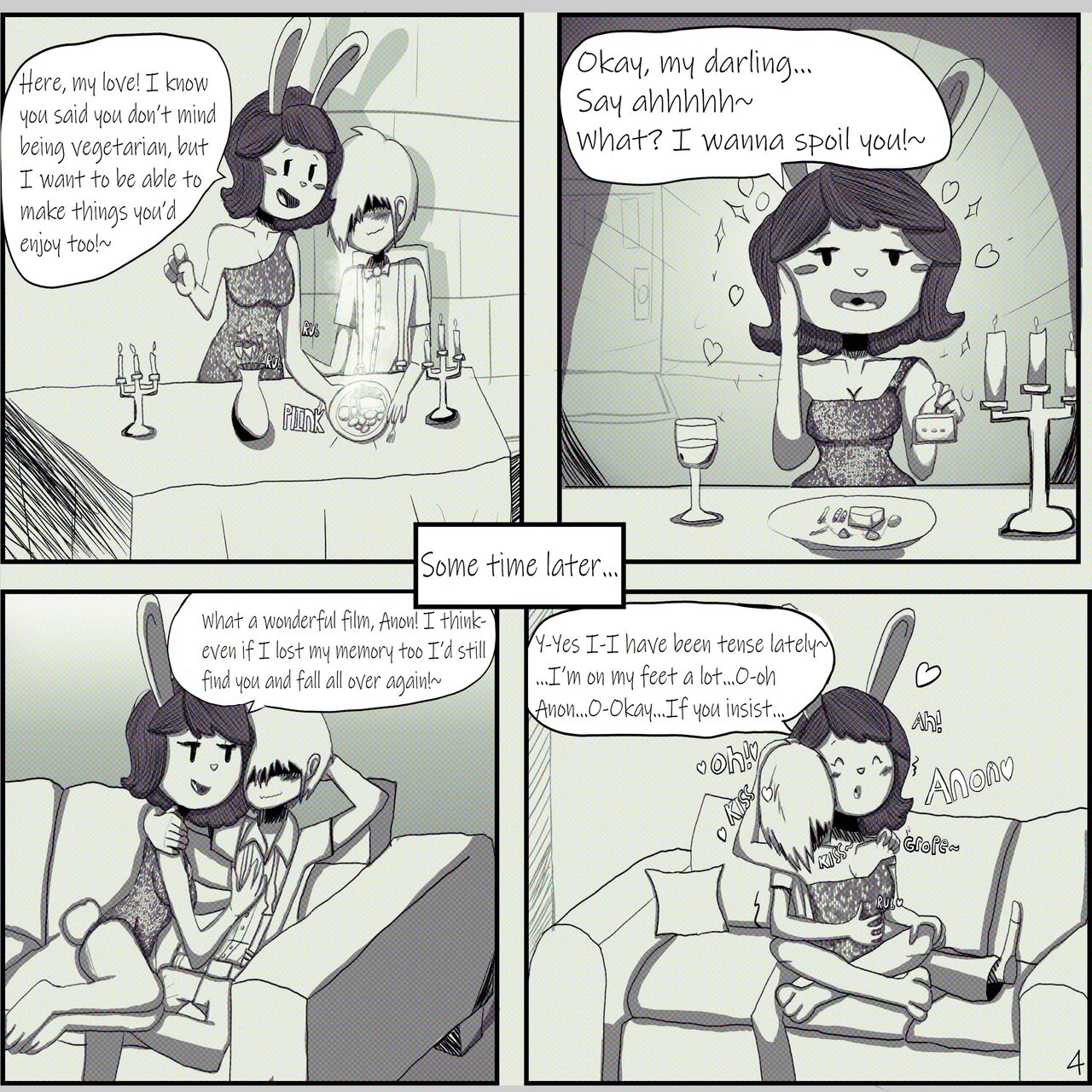 HOME BUNNY porn comic picture 5