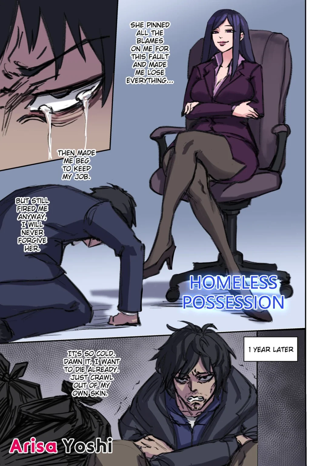 Homeless Possession porn comic picture 1