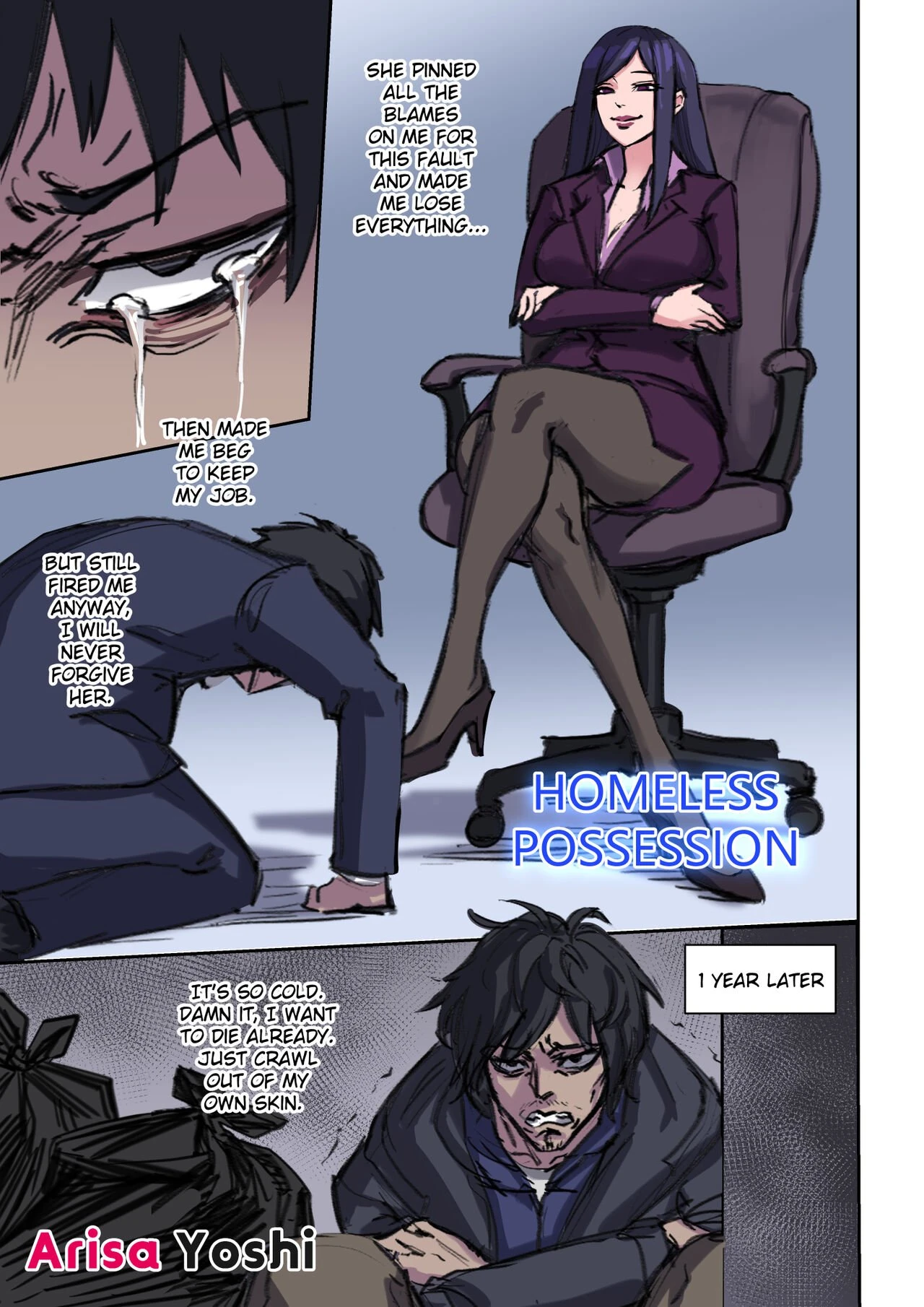 Homeless Possession porn comic picture 1