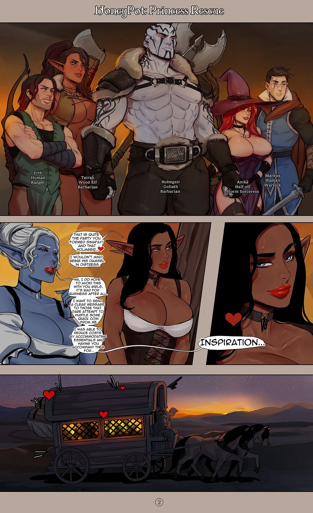 Honeypot: Arwen Rescue! porn comic picture 2