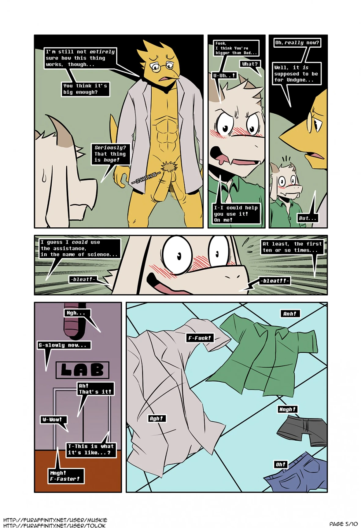 Hopes And Dreemurrs 3 porn comic picture 5