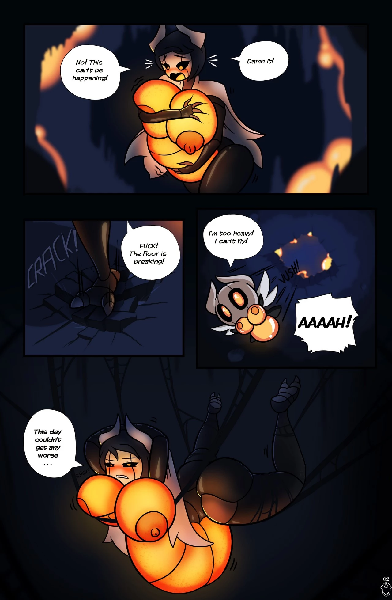 Horny Knight: Nivid's Glowing Troubles porn comic picture 3