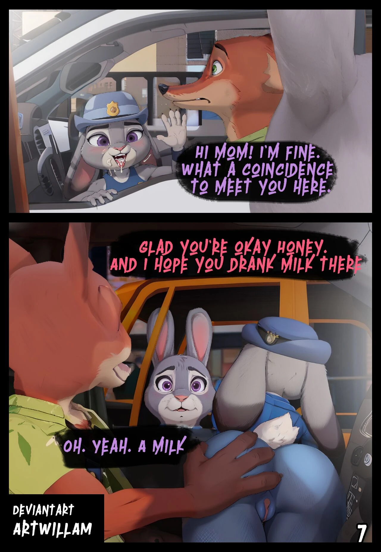 Horny Police porn comic picture 7