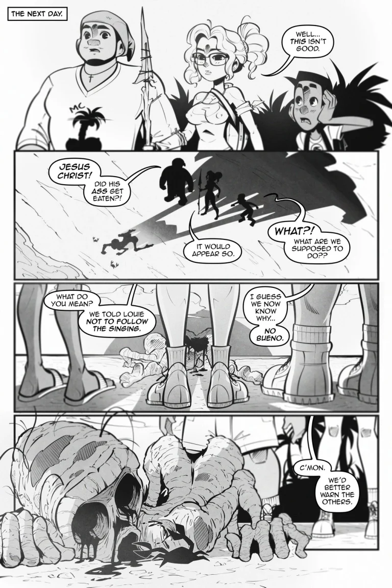 Horror Island porn comic picture 8
