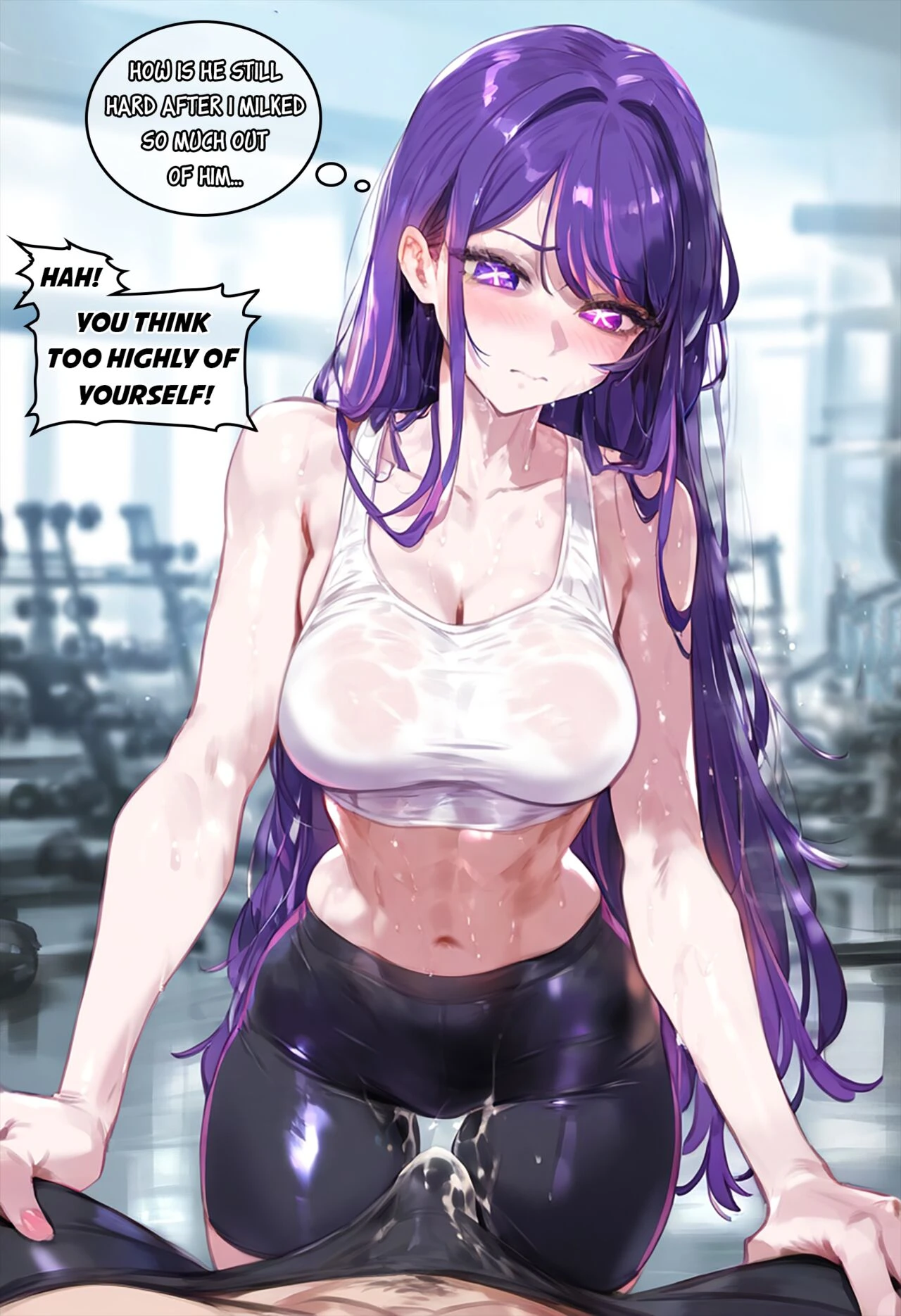 Hoshino Ai Stalked by Gym Creep porn comic picture 11