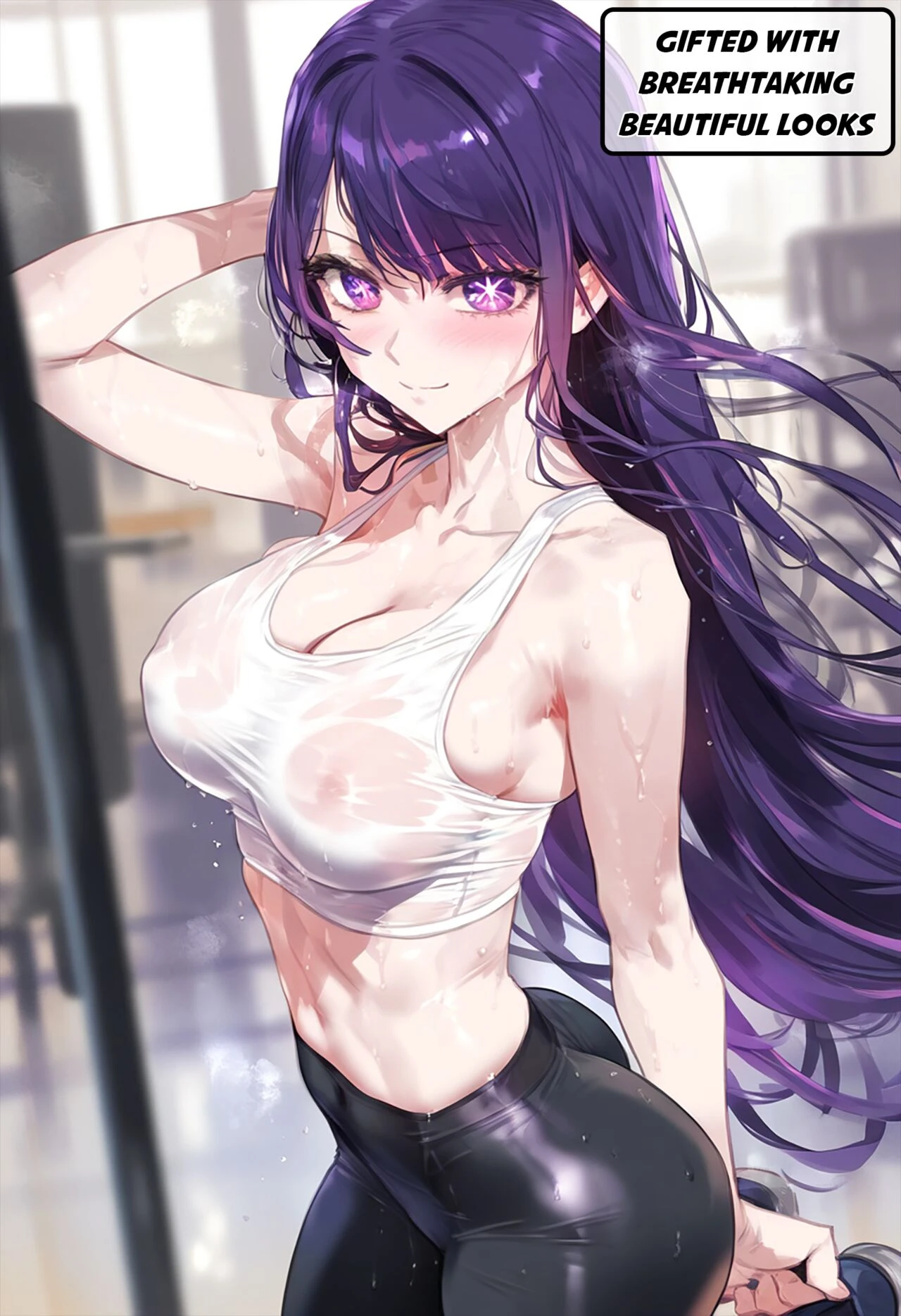 Hoshino Ai Stalked by Gym Creep porn comic picture 2