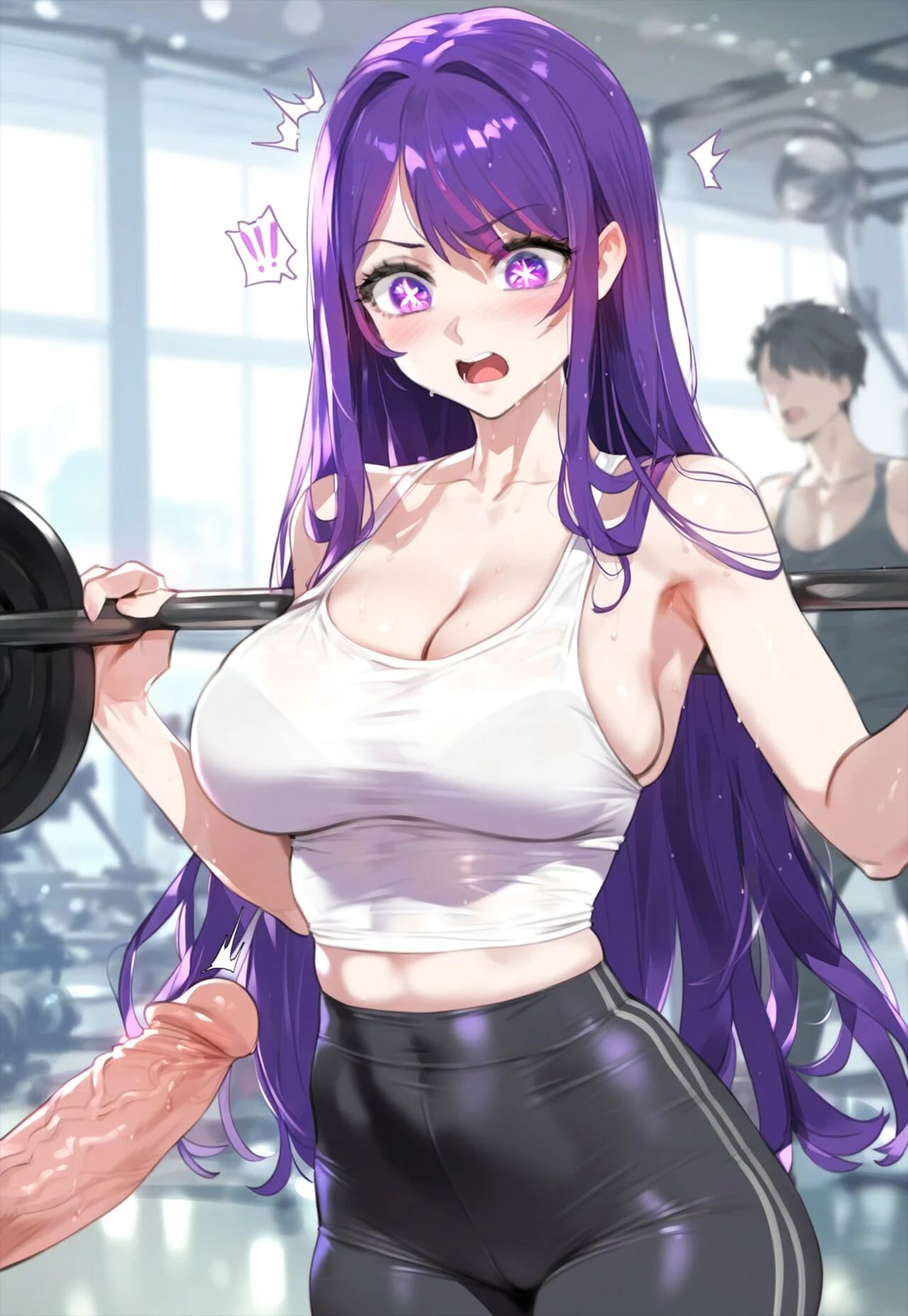 Hoshino Ai Stalked by Gym Creep porn comic picture 7